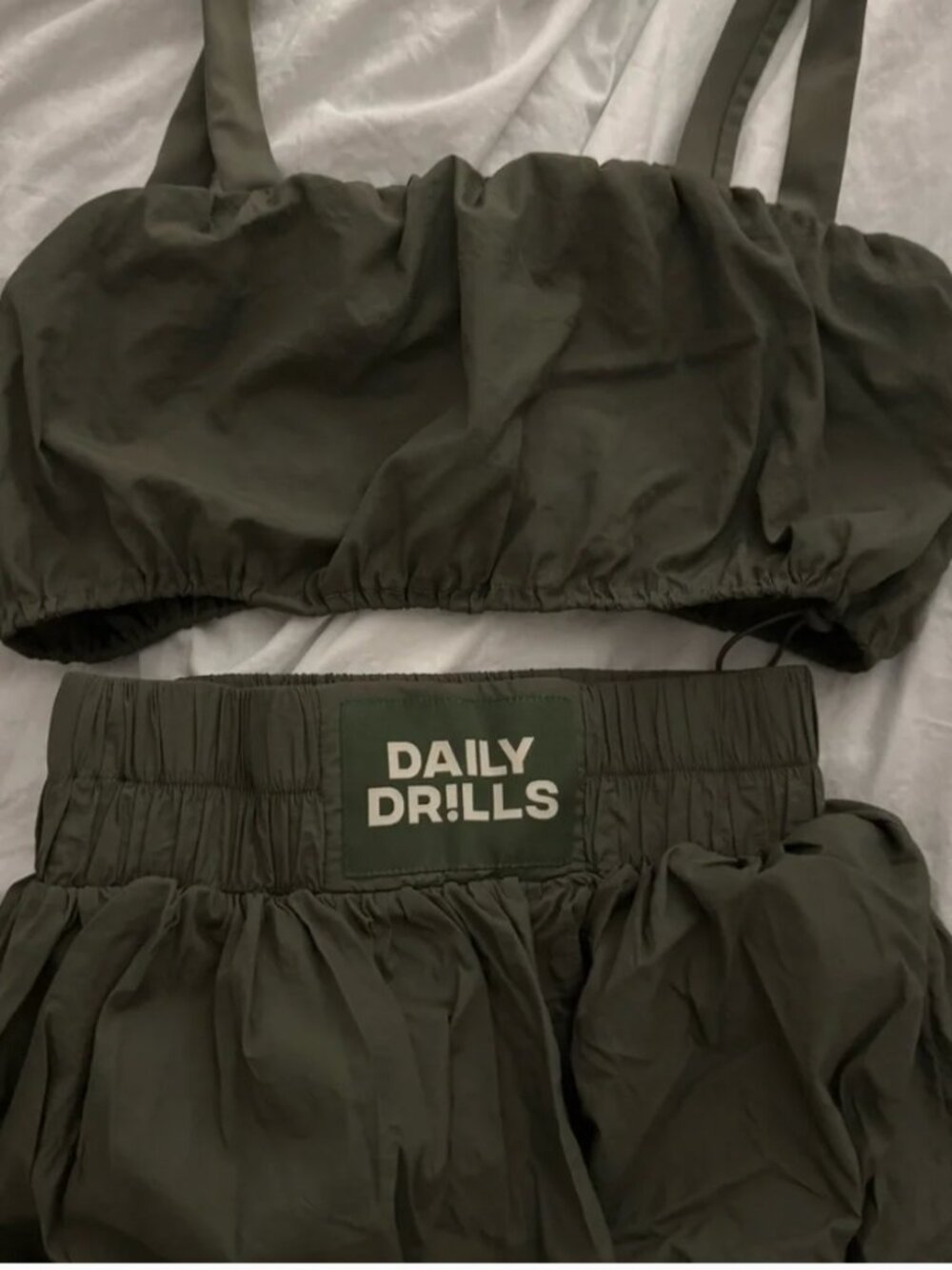 Army Green Daily Drills Bubble Set